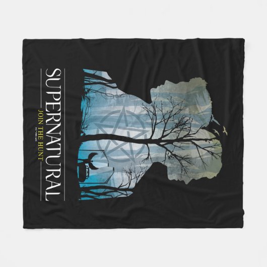 Supernatural Winchester Bros Forest Graphic Fleece Deken (Voorkant (Horizontaal))