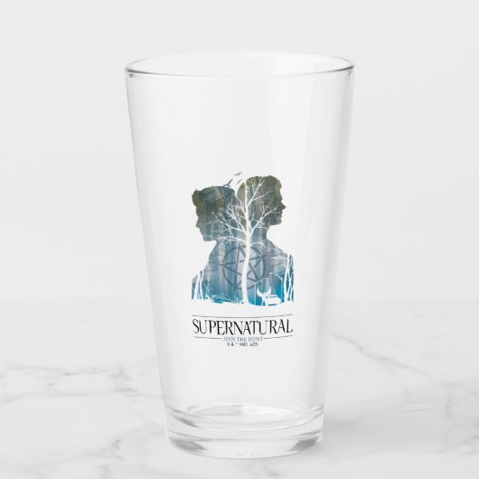 Supernatural Winchester Bros Forest Graphic Glas (Voorkant)