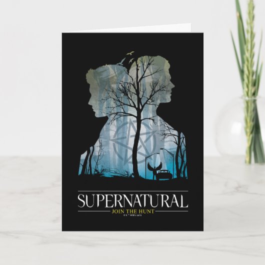 Supernatural Winchester Bros Forest Graphic Kaart (Voorkant)