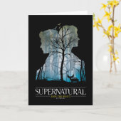 Supernatural Winchester Bros Forest Graphic Kaart (Gele Bloem)