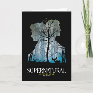 Supernatural Winchester Bros Forest Graphic Kaart