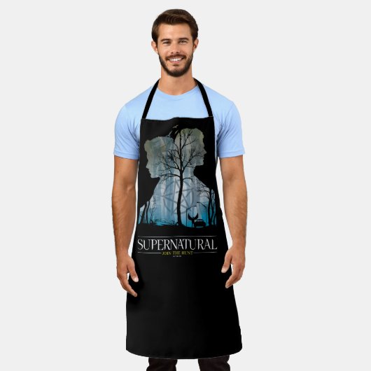 Supernatural Winchester Bros Forest Graphic Schort (Gedragen)