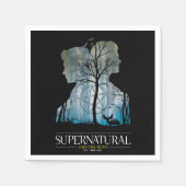 Supernatural Winchester Bros Forest Graphic Servet (Voorkant)