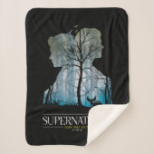 Supernatural Winchester Bros Forest Graphic Sherpa Deken (Voorkant)