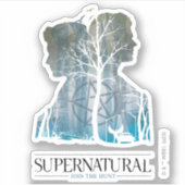 Supernatural Winchester Bros Forest Graphic Sticker (Voorkant)