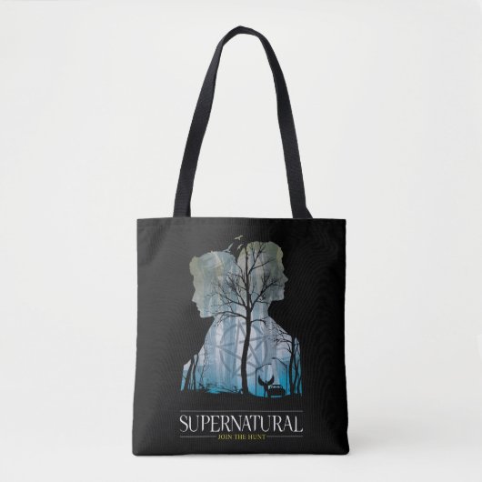 Supernatural Winchester Bros Forest Graphic Tote Bag (Voorkant)
