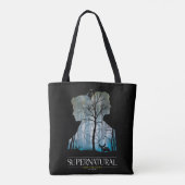 Supernatural Winchester Bros Forest Graphic Tote Bag (Achterkant)