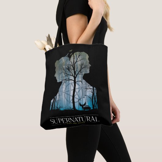 Supernatural Winchester Bros Forest Graphic Tote Bag (Dichtbij)