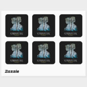 Supernatural Winchester Bros Forest Graphic Vierkante Sticker (Vel)
