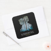 Supernatural Winchester Bros Forest Graphic Vierkante Sticker (Envelop)