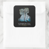 Supernatural Winchester Bros Forest Graphic Vierkante Sticker (Tas)