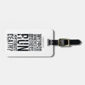 Supernatural Winchester Brothers citaat Bagagelabel (Voorkant horizontaal)