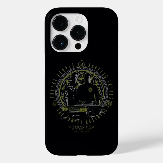 Supernatural Winchester Brothers Familiebedrijf Case-Mate iPhone Case (Achterkant)