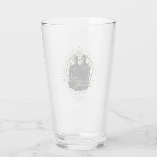 Supernatural Winchester Brothers Familiebedrijf Glas (Achterkant)