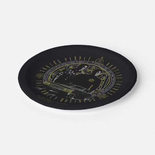 Supernatural Winchester Brothers Familiebedrijf Papieren Bordje (Gekanteld)