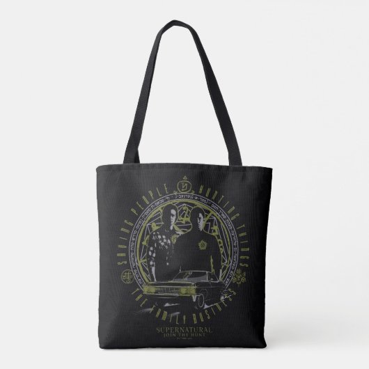 Supernatural Winchester Brothers Familiebedrijf Tote Bag (Achterkant)