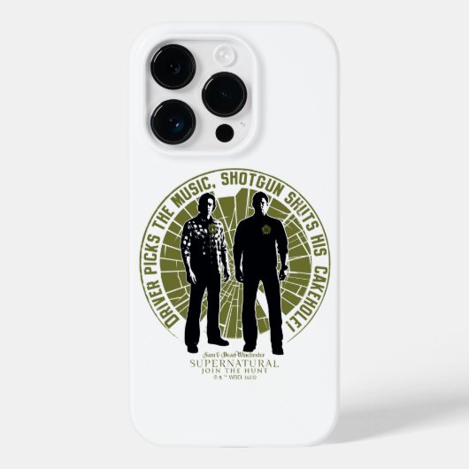 Supernatural Winchester Brothers "Shotgun" Case-Mate iPhone Case (Achterkant)