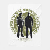 Supernatural Winchester Brothers "Shotgun" Fleece Deken (Voorkant)