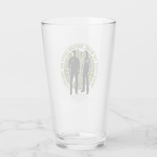 Supernatural Winchester Brothers "Shotgun" Glas (Achterkant)