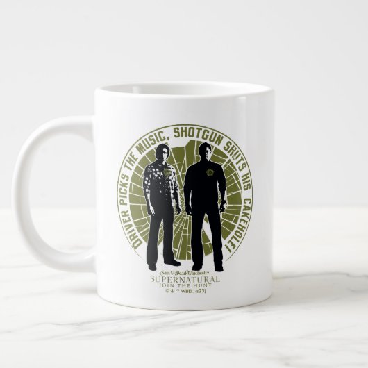 Supernatural Winchester Brothers "Shotgun" Grote Koffiekop (Links)