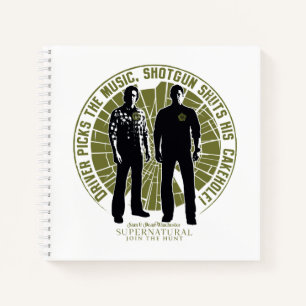 Supernatural Winchester Brothers "Shotgun" Notitieboek