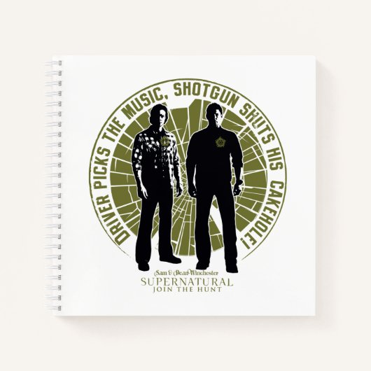 Supernatural Winchester Brothers "Shotgun" Notitieboek (Voorkant)