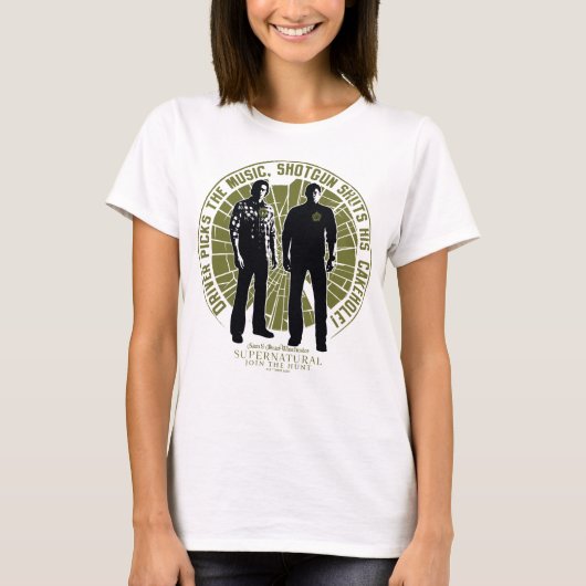 Supernatural Winchester Brothers "Shotgun" T-shirt (Voorkant)