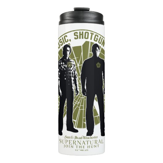 Supernatural Winchester Brothers "Shotgun" Thermosbeker (Voorkant)