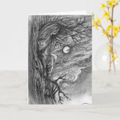 Supernatuurboomcreatkaart Kaart (Gele Bloem)