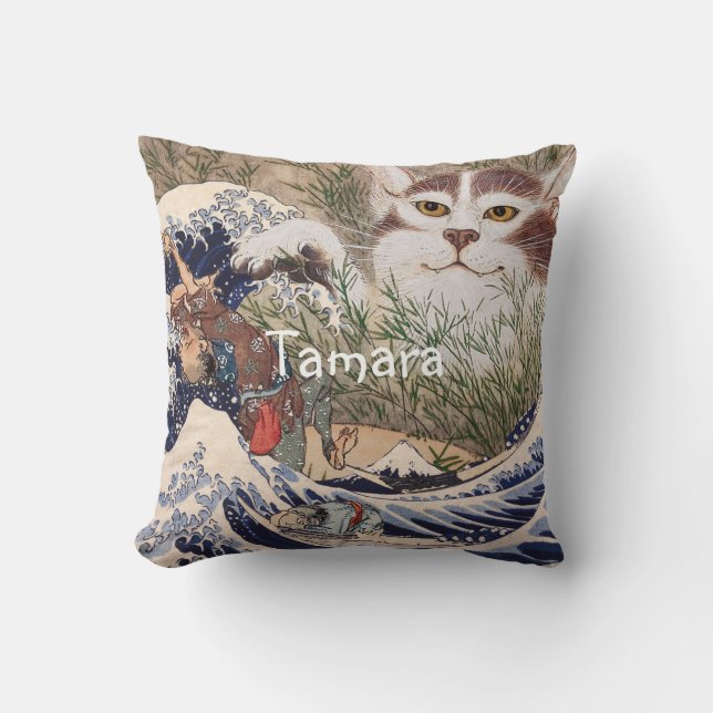 Supernatuurkat bij de Grote Golf Kussen (Voorkant)