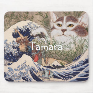 Supernatuurkat bij de Grote Golf Muismat