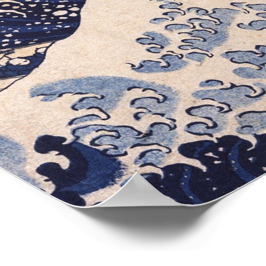 Supernatuurkat bij de Grote Golf Poster (Hoek)