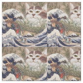 Supernatuurkat bij de Grote Golf Stof (Swatch)