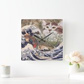 Supernatuurkat bij de Grote Golf Vierkante Klok (Huis)