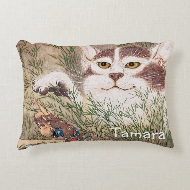 Supernatuurlijk kat accent kussen (Voorkant)