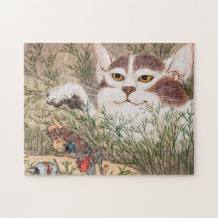 Supernatuurlijk kat legpuzzel
