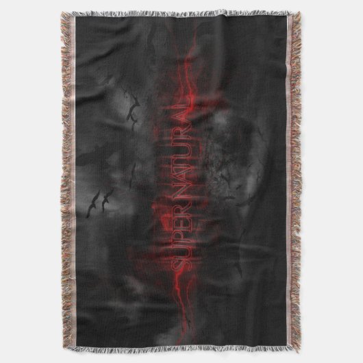 Supernatuurlijk Logo Deken (Voorkant Verticaal)