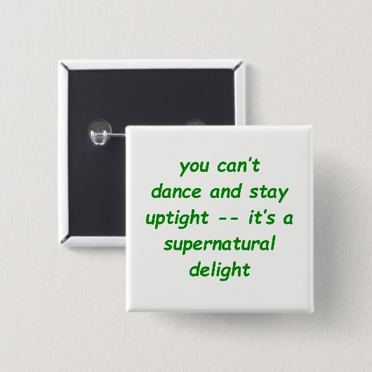 Supernatuurlijk object vierkante button 5,1 cm (Voorkant /achterkant)