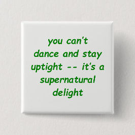 Supernatuurlijk object vierkante button 5,1 cm