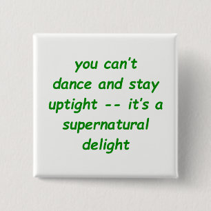 Supernatuurlijk object vierkante button 5,1 cm