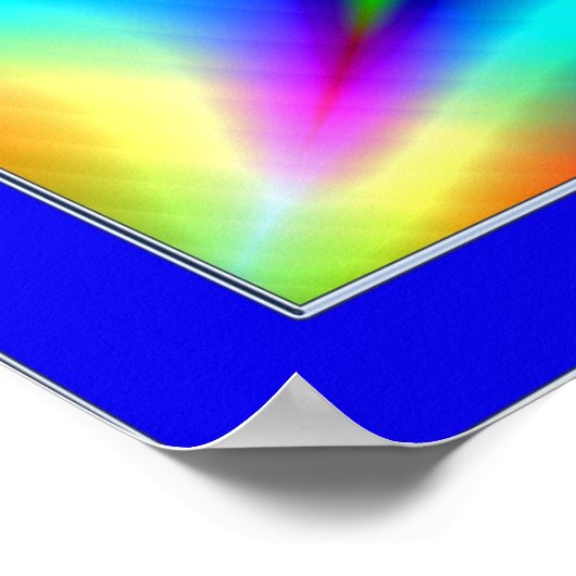 Supernatuurlijk verschijnsel in de hemel poster (Hoek)