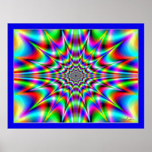 Supernatuurlijk verschijnsel in de hemel poster (Voorkant)