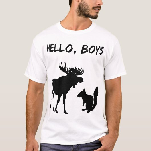 Supernatuurlijke Crowley King Hallo Boys Moose T-shirt (Voorkant)