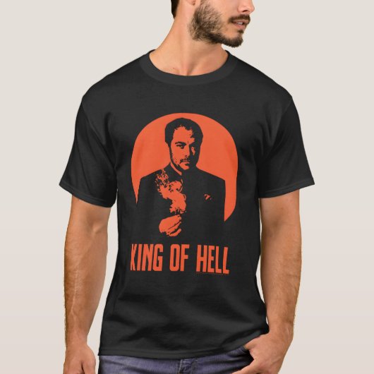 Supernatuurlijke kroonkoning van de hel t-shirt (Voorkant)