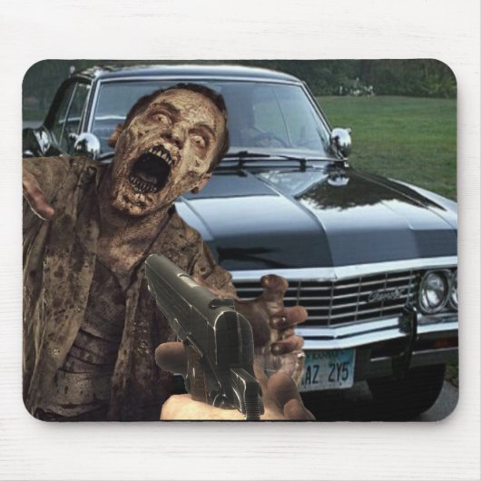 Supernatuurlijke Muismat Zombie Shooter (Voorkant)