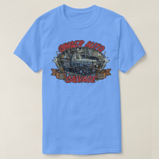 Supernatuurlijke Singer Auto Salvage 2006 T-shirt (Design voorkant)