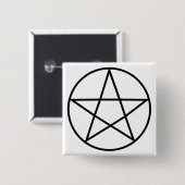Supernatuurlijke symboolserie #4 vierkante button 5,1 cm (Voorkant /achterkant)