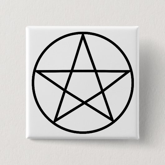 Supernatuurlijke symboolserie #4 vierkante button 5,1 cm (Voorkant)