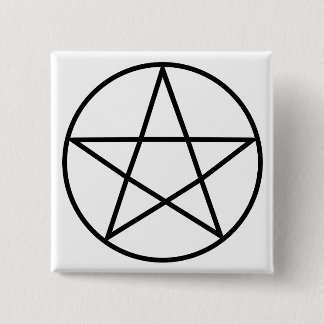 Supernatuurlijke symboolserie #4 vierkante button 5,1 cm