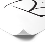 Supernatuurlijke typografie poster (Hoek)